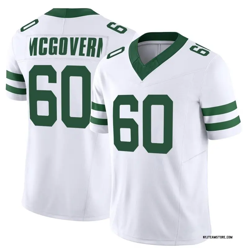 Men's Nike Connor McGovern Gotham Green New York Jets Game Jersey