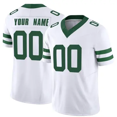 Men's New York Jets White Legacy Custom Jersey, Jets Jerseys For Sale -  Reallgraphics