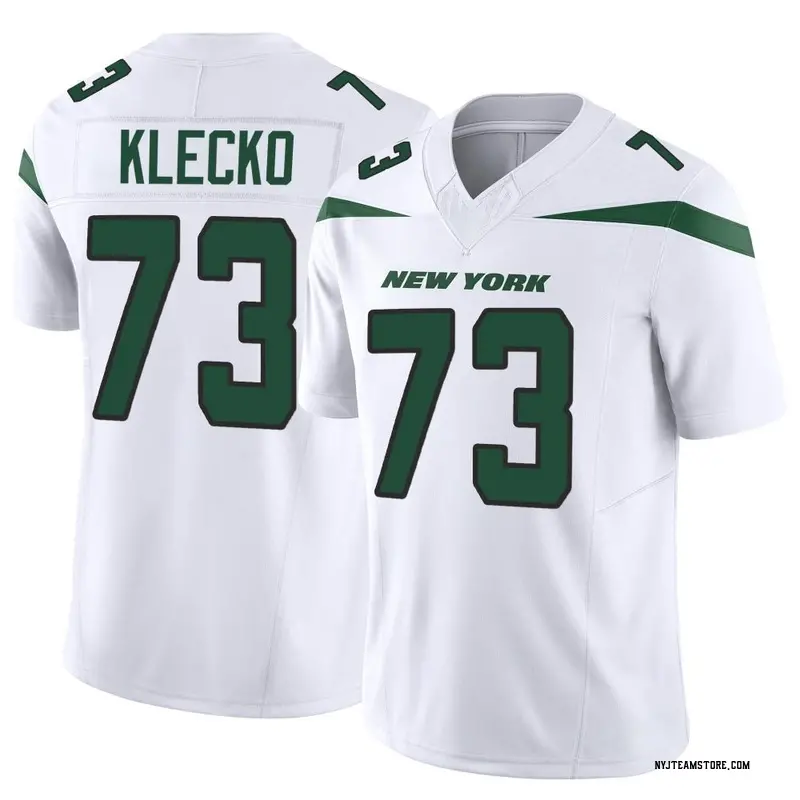 Nike Joe Klecko New York Jets Men's Elite Spotlight White Vapor Untouchable  Jersey