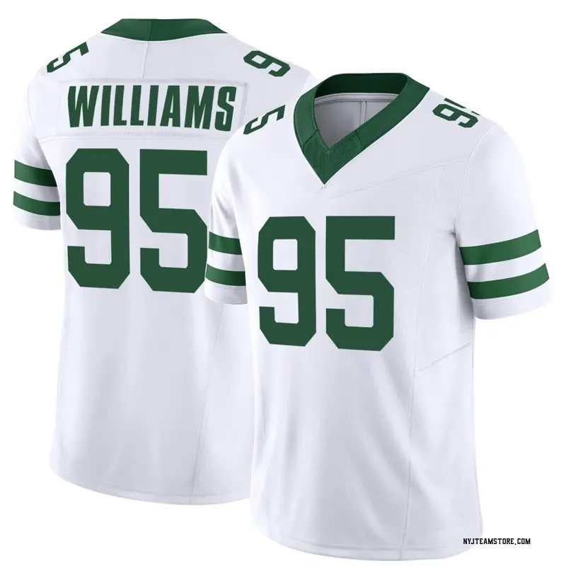 New York Jets Quinnen Williams #95 Nike Black Alternate Official NFL Game  Jersey