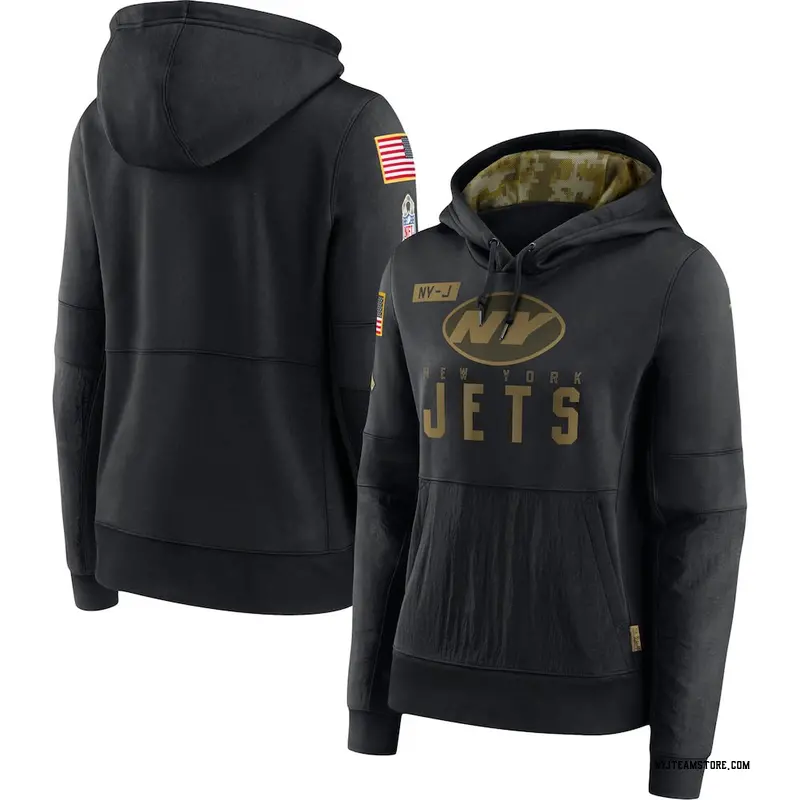 ny jets salute to service moletom com capuz